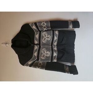 TNA Dark Grey Logo Cowichan Zip Sweater